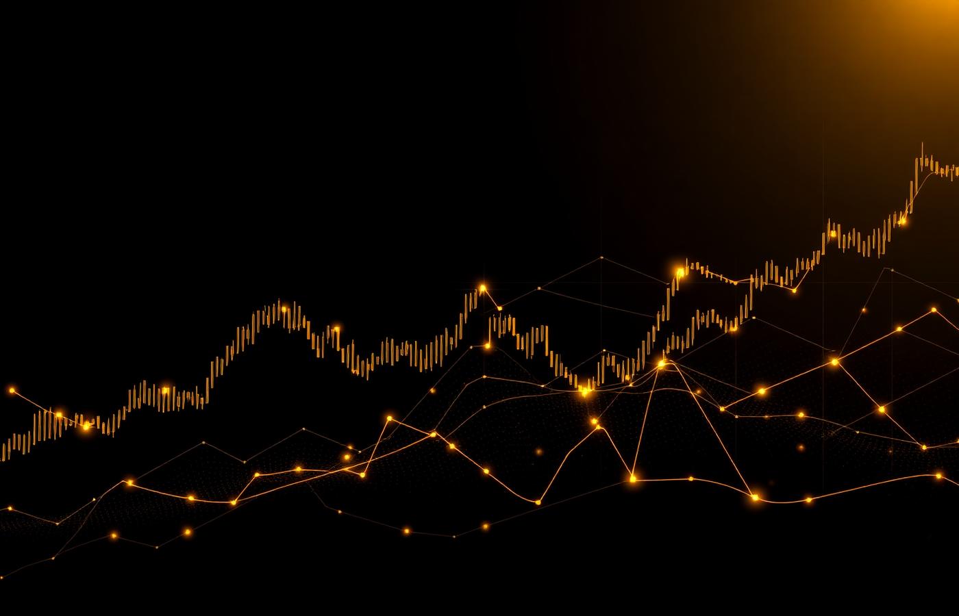 Gold market data visualisation representing mentorship analysis